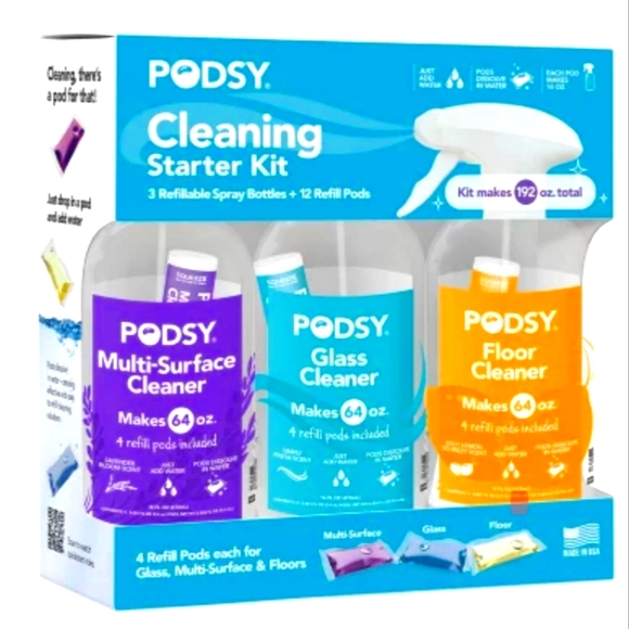 podsy Other Nwt Podsy Cleaning Starter Kit Refillable Total Home